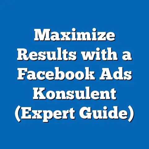 Maximize Results with a Facebook Ads Konsulent  (Expert Guide)