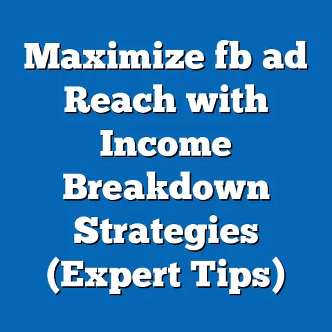 Maximize fb ad Reach with Income Breakdown Strategies (Expert Tips)