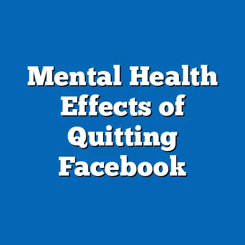 Mental Health Effects of Quitting Facebook