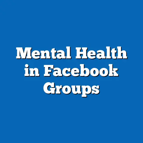 Mental Health in Facebook Groups