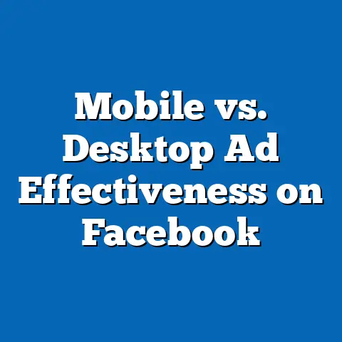 Mobile vs. Desktop Ad Effectiveness on Facebook