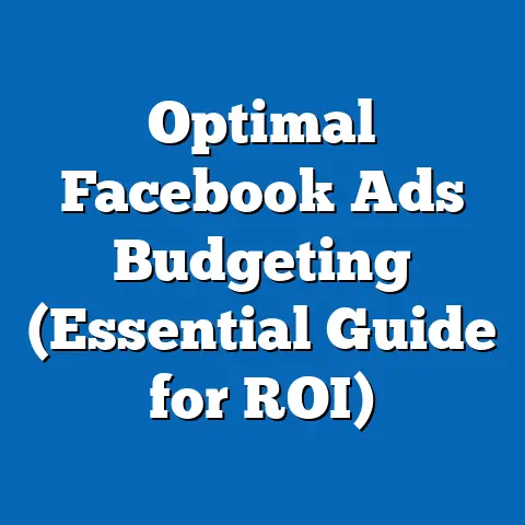 Optimal Facebook Ads Budgeting  (Essential Guide for ROI)