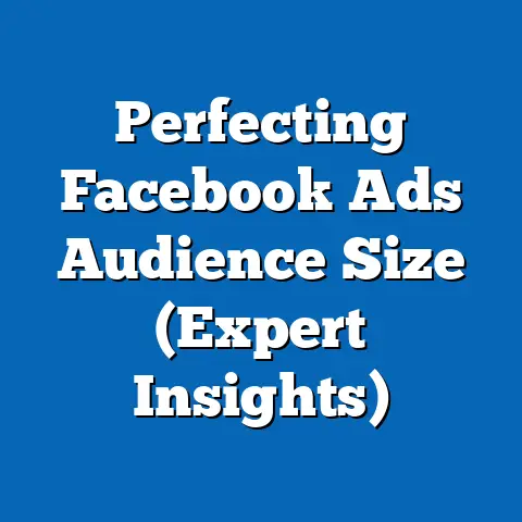 Perfecting Facebook Ads Audience Size  (Expert Insights)