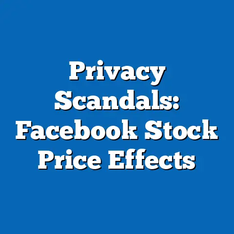 Privacy Scandals: Facebook Stock Price Effects