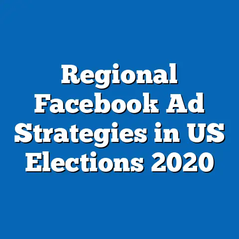 Regional Facebook Ad Strategies in US Elections 2020