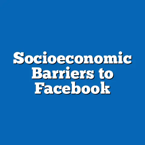 Socioeconomic Barriers to Facebook