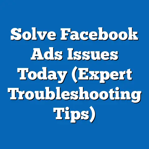 Solve Facebook Ads Issues Today  (Expert Troubleshooting Tips)