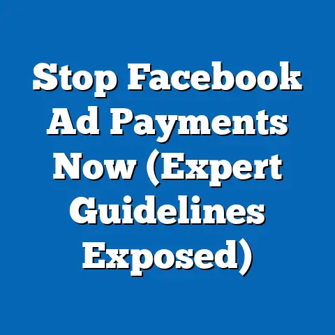 Stop Facebook Ad Payments Now  (Expert Guidelines Exposed)