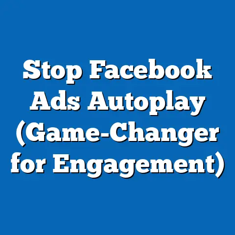 Stop Facebook Ads Autoplay  (Game-Changer for Engagement)