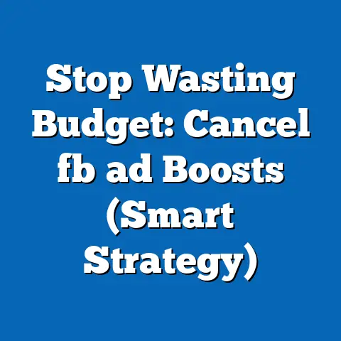 Stop Wasting Budget: Cancel fb ad Boosts (Smart Strategy)