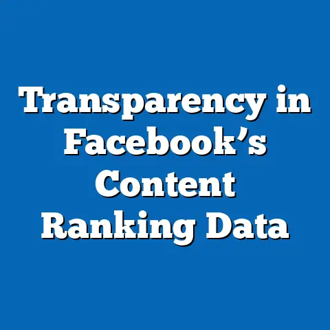 Transparency in Facebook’s Content Ranking Data
