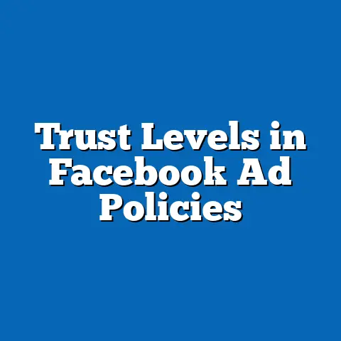Trust Levels in Facebook Ad Policies