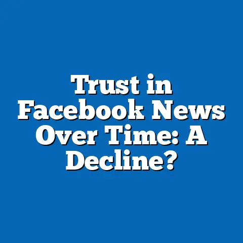 Trust in Facebook News Over Time: A Decline?