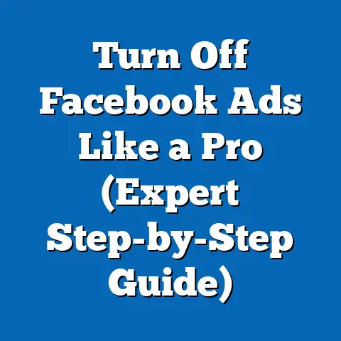 Turn Off Facebook Ads Like a Pro  (Expert Step-by-Step Guide)