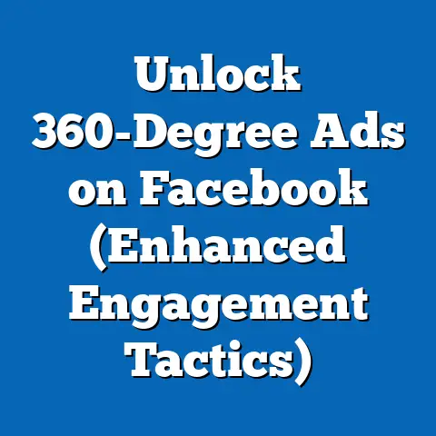Unlock 360-Degree Ads on Facebook  (Enhanced Engagement Tactics)