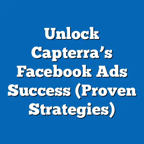 Unlock Capterra’s Facebook Ads Success  (Proven Strategies)