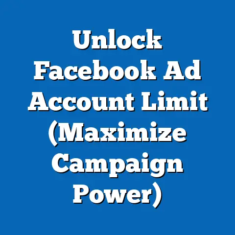 Unlock Facebook Ad Account Limit  (Maximize Campaign Power)