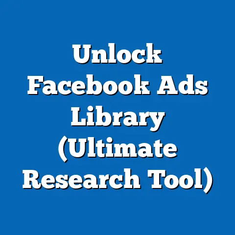 Unlock Facebook Ads Library  (Ultimate Research Tool)