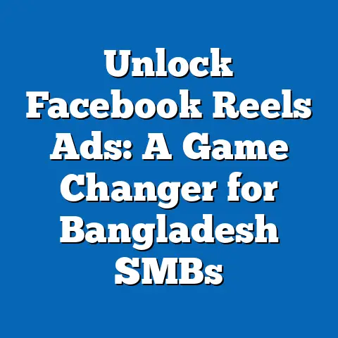 Unlock Facebook Reels Ads: A Game Changer for Bangladesh SMBs