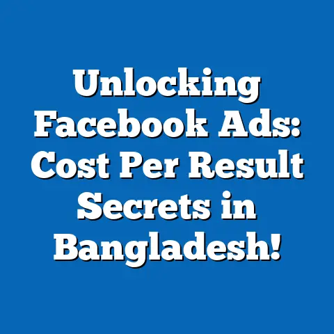 Unlocking Facebook Ads: Cost Per Result Secrets in Bangladesh!