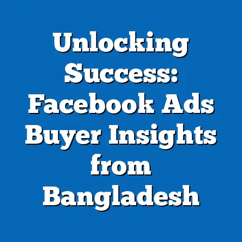 Unlocking Success: Facebook Ads Buyer Insights from Bangladesh
