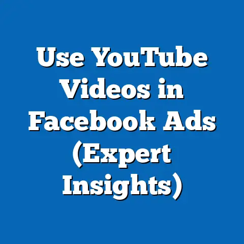 Use YouTube Videos in Facebook Ads  (Expert Insights)