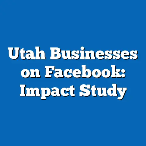 Utah Businesses on Facebook: Impact Study