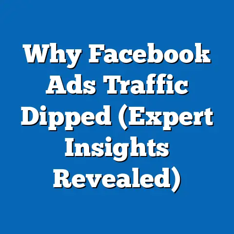 Why Facebook Ads Traffic Dipped  (Expert Insights Revealed)
