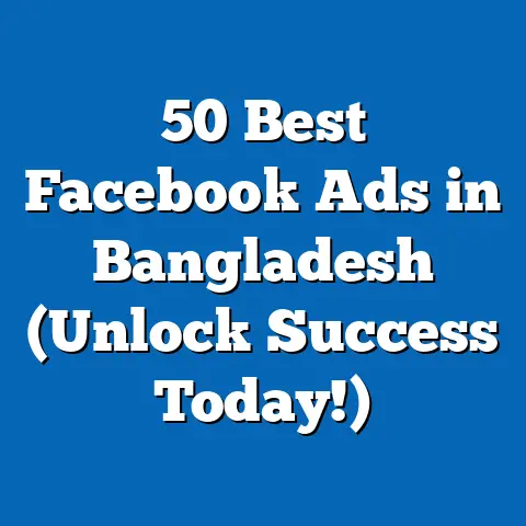 50 Best Facebook Ads in Bangladesh (Unlock Success Today!)