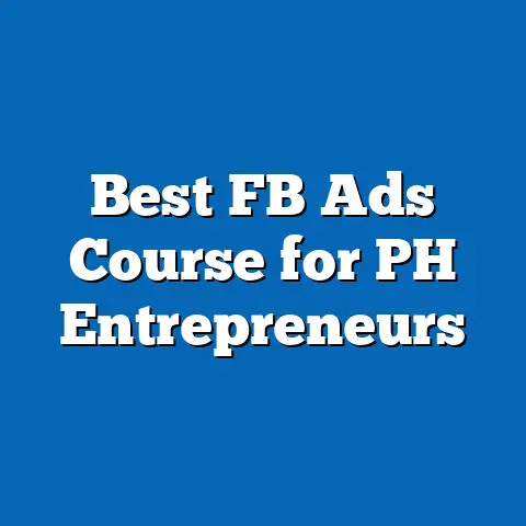 Best FB Ads Course for PH Entrepreneurs