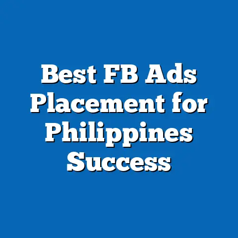 Best FB Ads Placement for Philippines Success