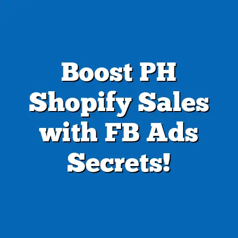 Boost PH Shopify Sales with FB Ads Secrets!