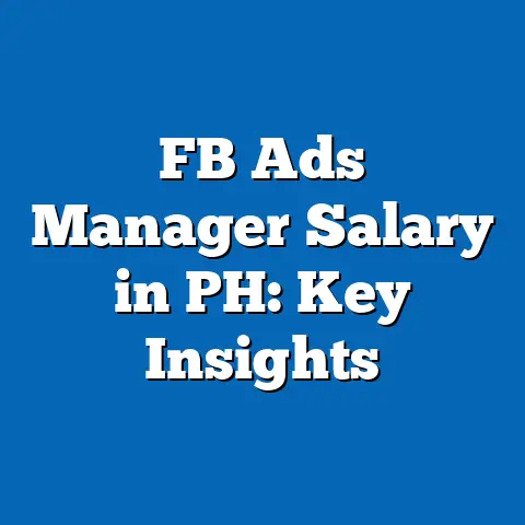 FB Ads Manager Salary in PH: Key Insights