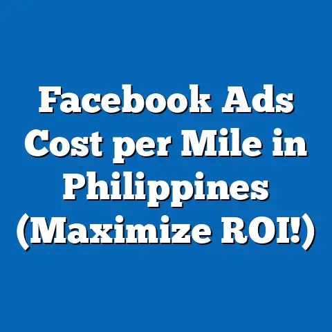 Facebook Ads Cost per Mile in Philippines (Maximize ROI!)