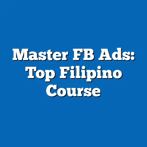 Master FB Ads: Top Filipino Course