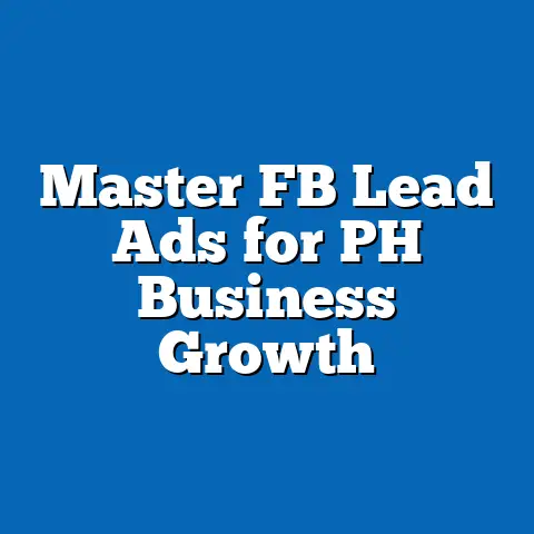 Master FB Lead Ads for PH Business Growth