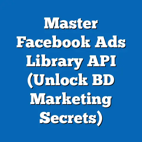 Master Facebook Ads Library API (Unlock BD Marketing Secrets)