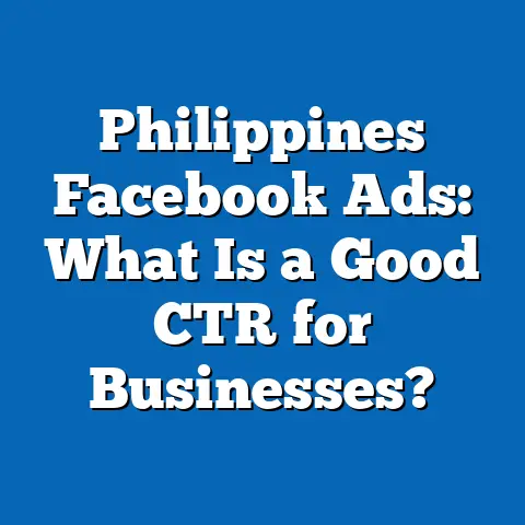 Philippines Facebook Ads: What Is a Good CTR for Businesses?