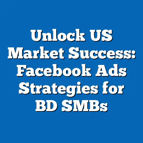 Unlock US Market Success: Facebook Ads Strategies for BD SMBs