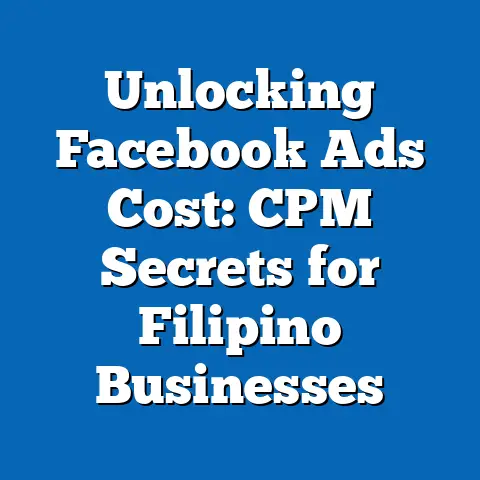 Unlocking Facebook Ads Cost: CPM Secrets for Filipino Businesses