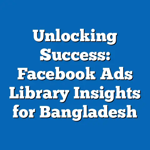 Unlocking Success: Facebook Ads Library Insights for Bangladesh
