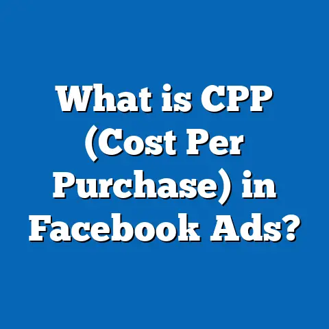 What is CPP (Cost Per Purchase) in Facebook Ads?