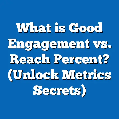 What is Good Engagement vs. Reach Percent? (Unlock Metrics Secrets)
