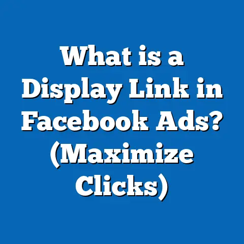 What is a Display Link in Facebook Ads? (Maximize Clicks)