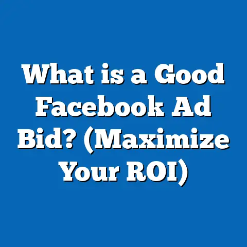 What is a Good Facebook Ad Bid? (Maximize Your ROI)