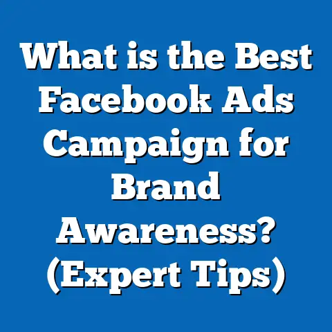 What is the Best Facebook Ads Campaign for Brand Awareness? (Expert Tips)