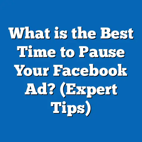 What is the Best Time to Pause Your Facebook Ad? (Expert Tips)