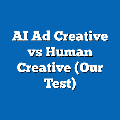 AI Ad Creative vs Human Creative (Our Test)