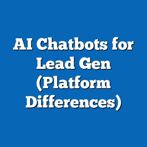 AI Chatbots for Lead Gen (Platform Differences)