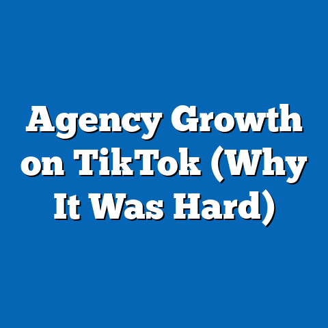Agency Growth on TikTok (Why It Was Hard)